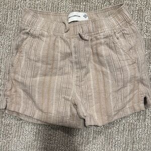 Abercrombie Kids Boys' Tan Stripe Pull-On Shorts 7/8
